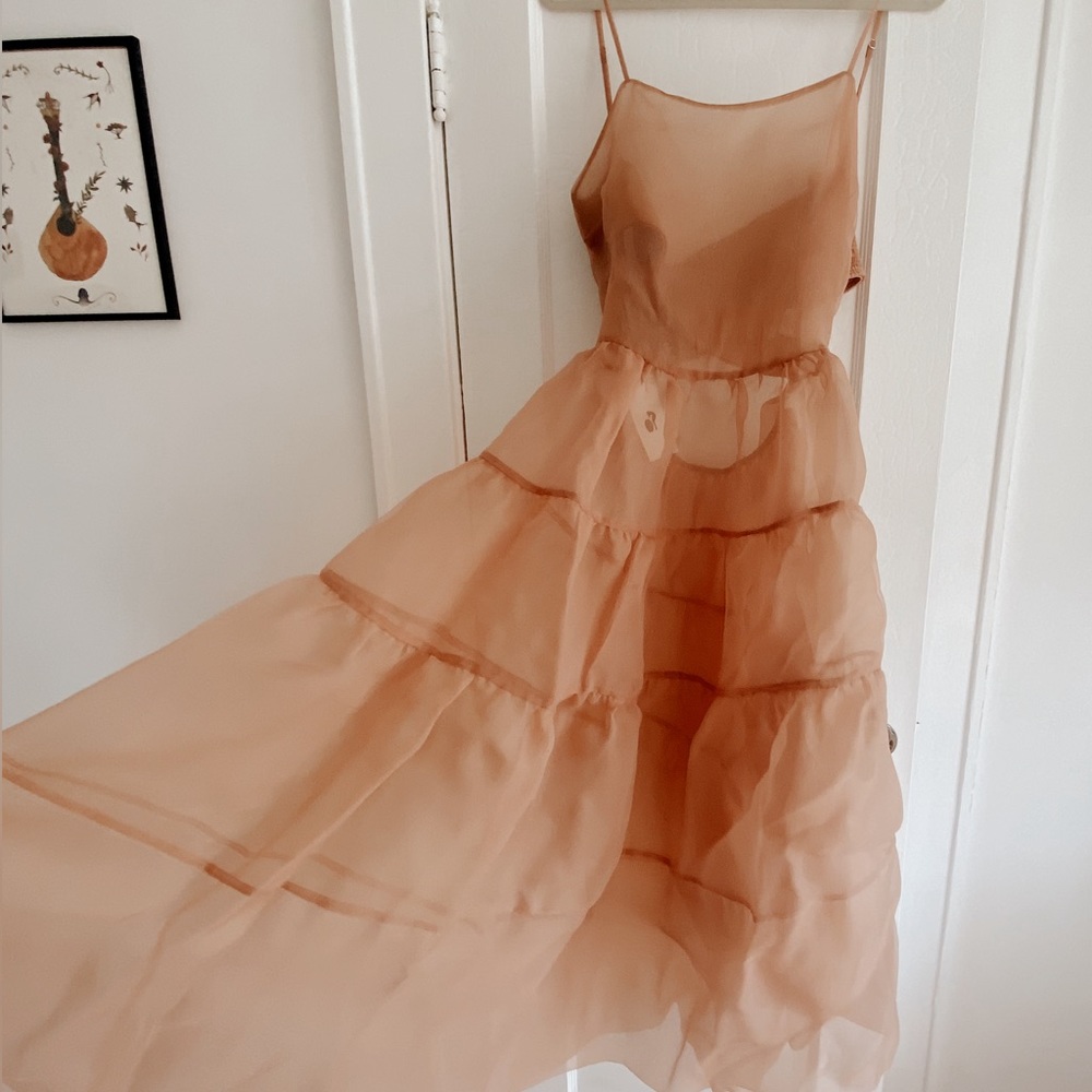Anthropologie Oh Seven Days Tiered Midi Dress